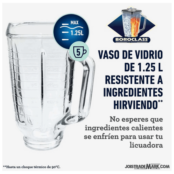 Jarra de vidrio Oster® refractario 4954 - Imagen 2